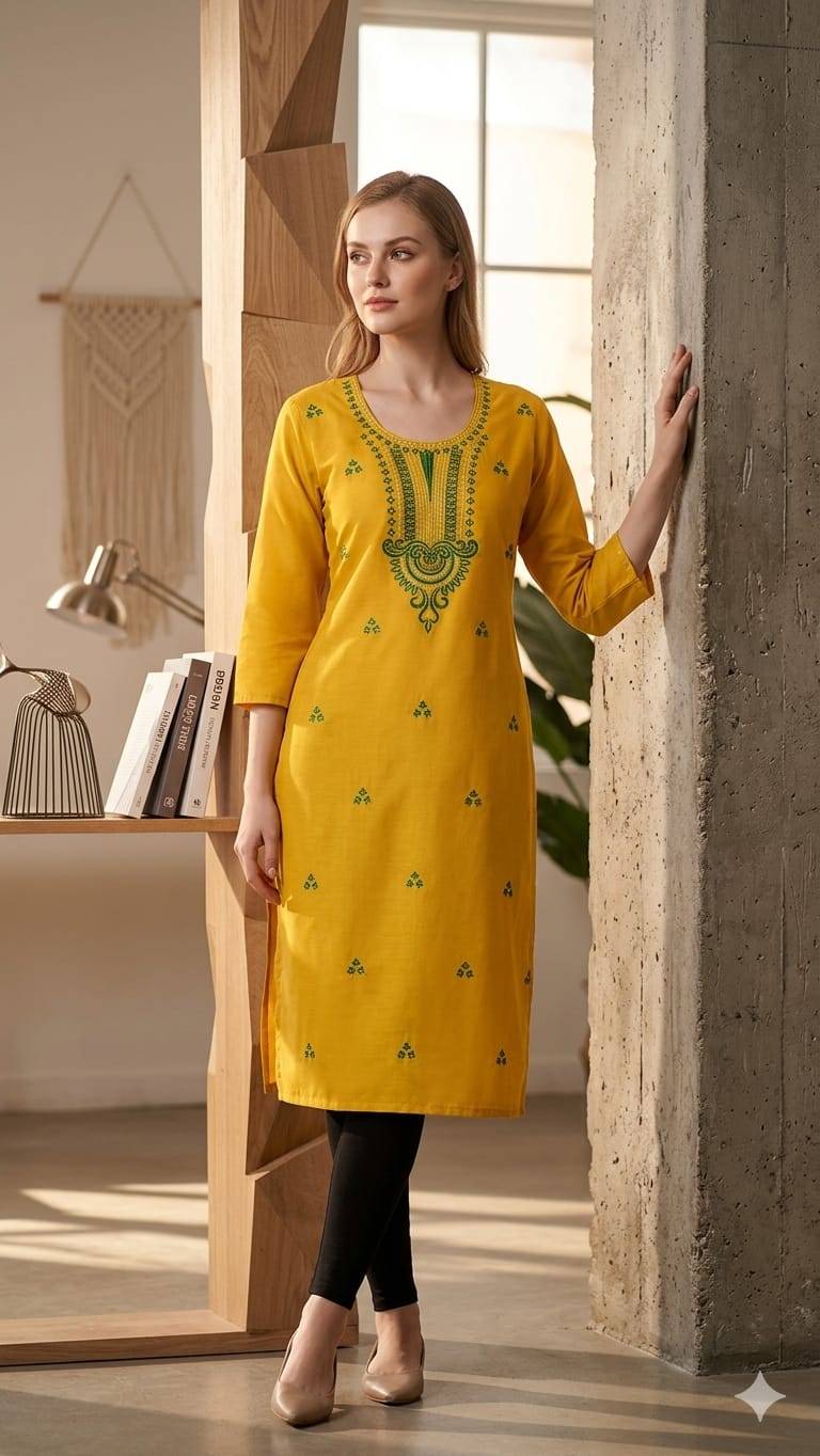 D.no 419 Series By Fashid Wholesale Stylish Beautiful Colourful COTTON Kurti At Wholesale Price